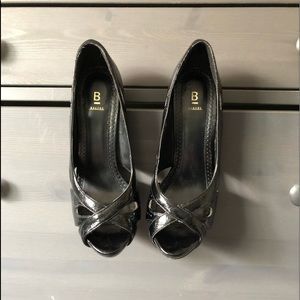 Bakers:Black high heels sz8